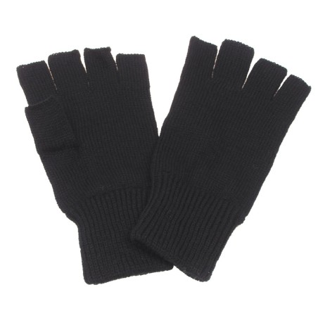 Gloves fingerless knitted