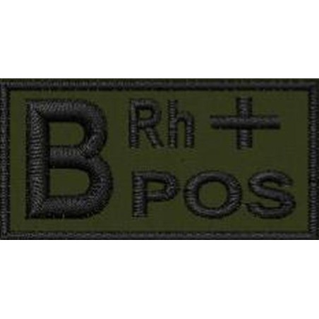 Patch blood B+ olive