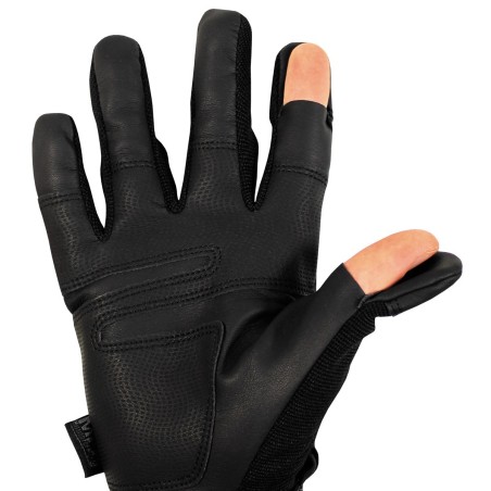 Gloves black with protection