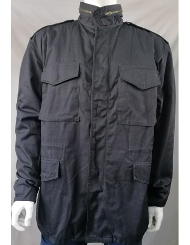 Jacket M65 black with lining